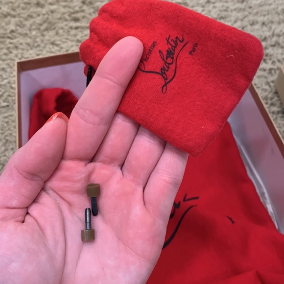 Christian Louboutin Very Prive 120 patent nude heels size 8/38 - Picture 8 of 10